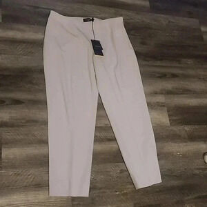 PIAZZA SEMPIONE AUDREY LILAC STRETCH WOOL TAPER LEG SIZE 48